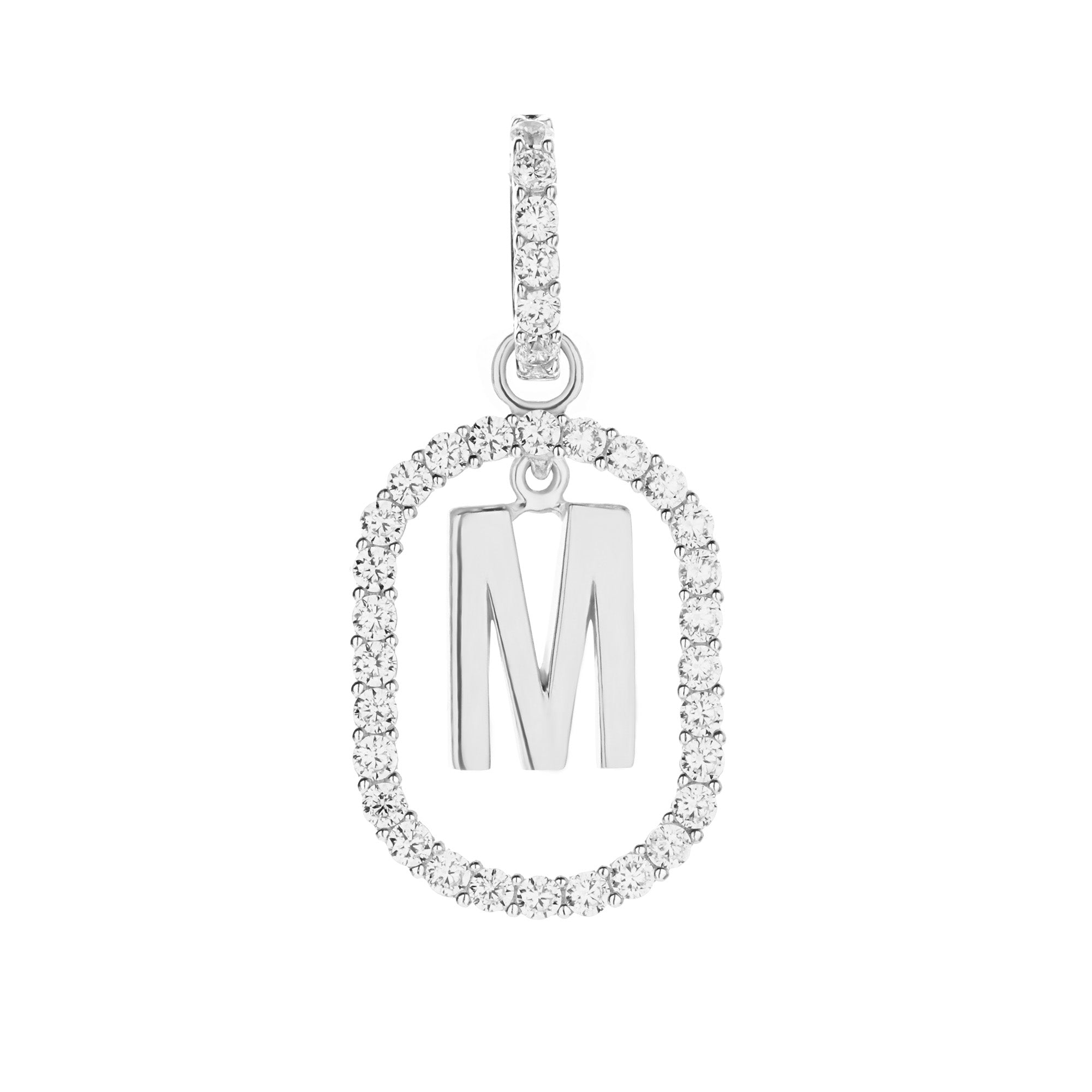 Aerin M Gold Pendant - Initial Pendant