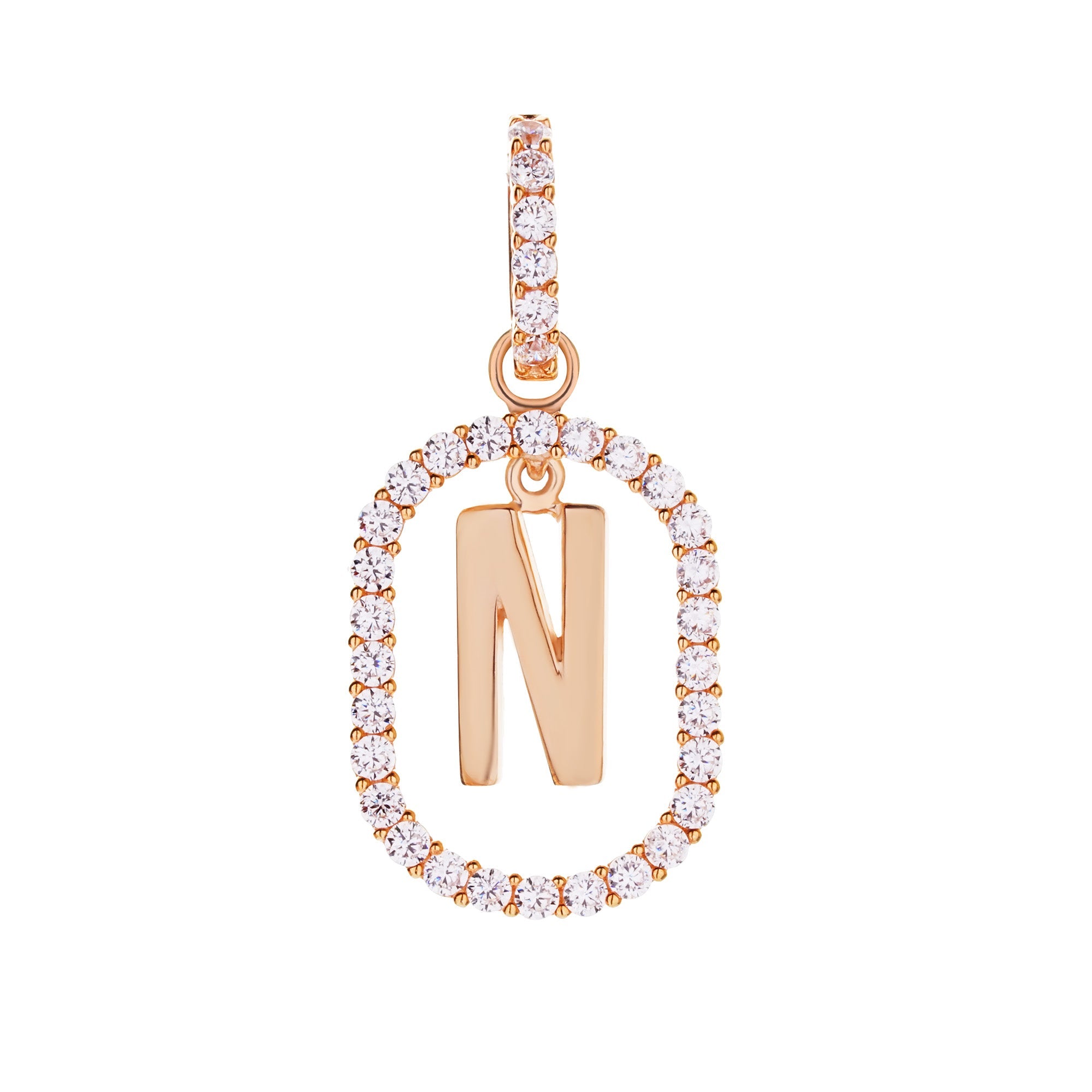 Aerin N Gold pendant - Initial Pendant