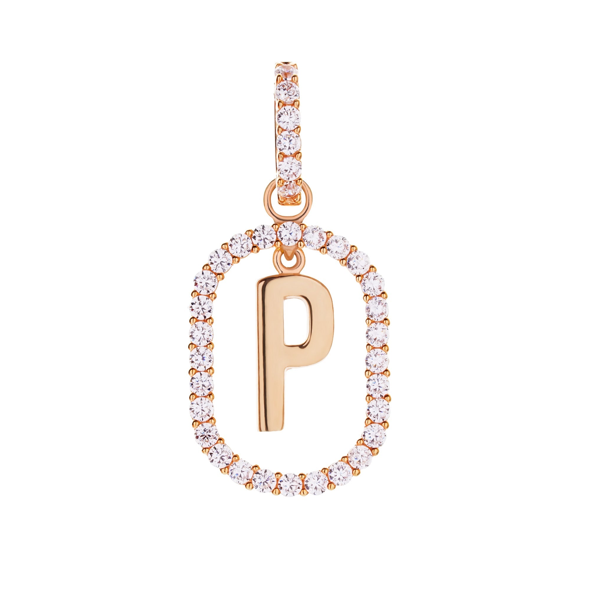 Aerin P Gold Pendant - Initial Pendant