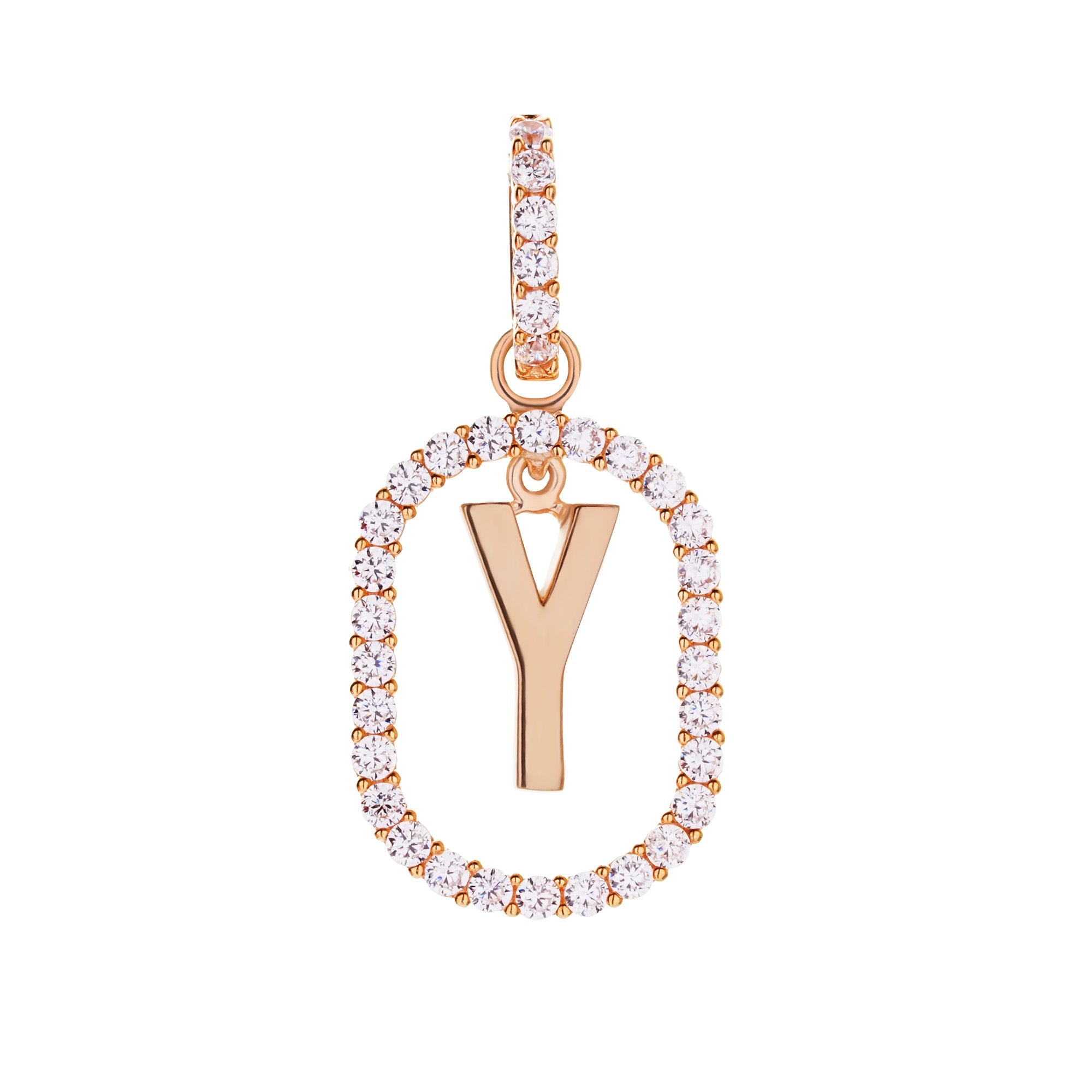 Aerin Y Gold Pendant - Initial Pendant - Juene Jewelry