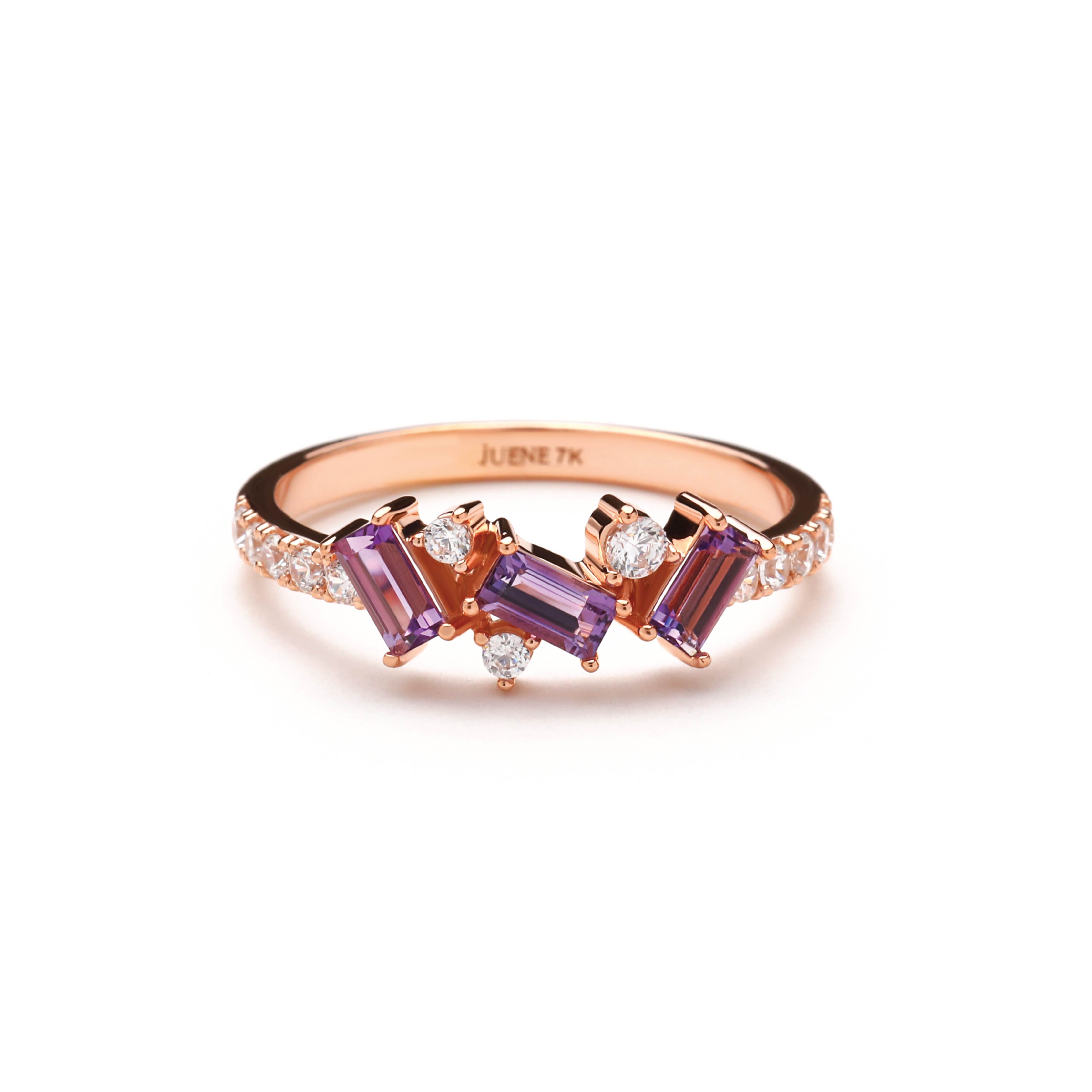 Amethys Rings 05 - Juene Jewelry