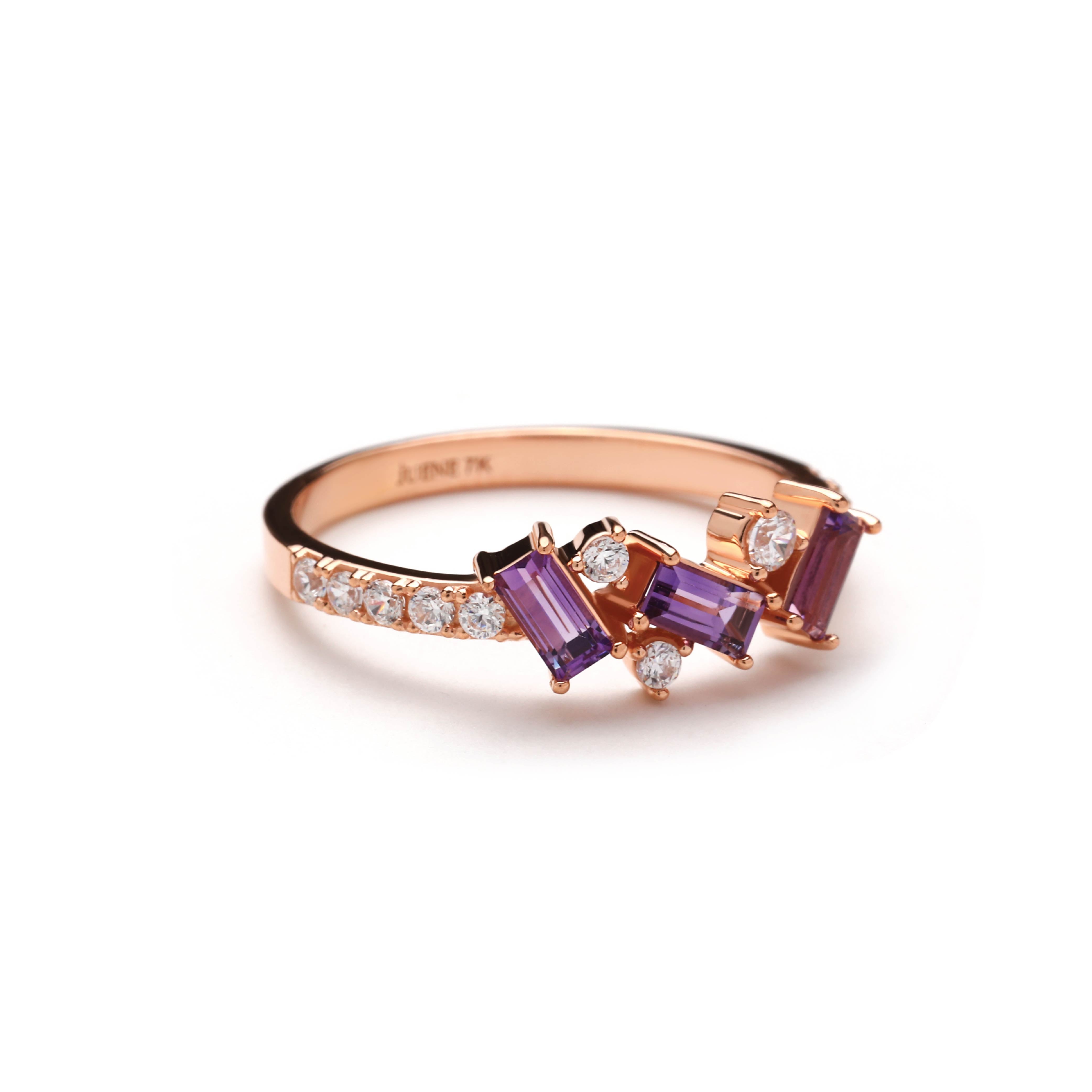 Amethys Rings 05 - Juene Jewelry