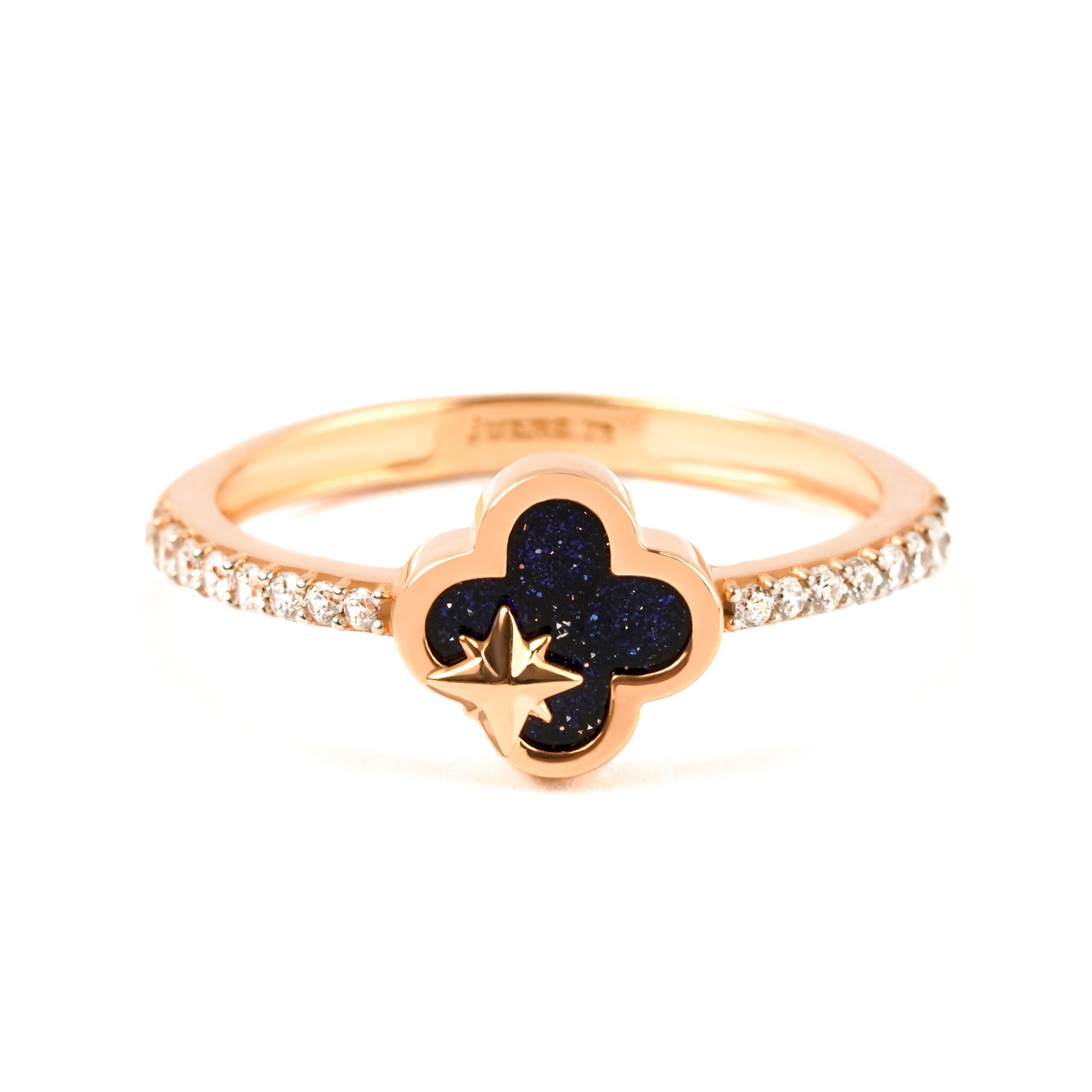 Aquila Gold Ring - Milky Way - Juene Jewelry