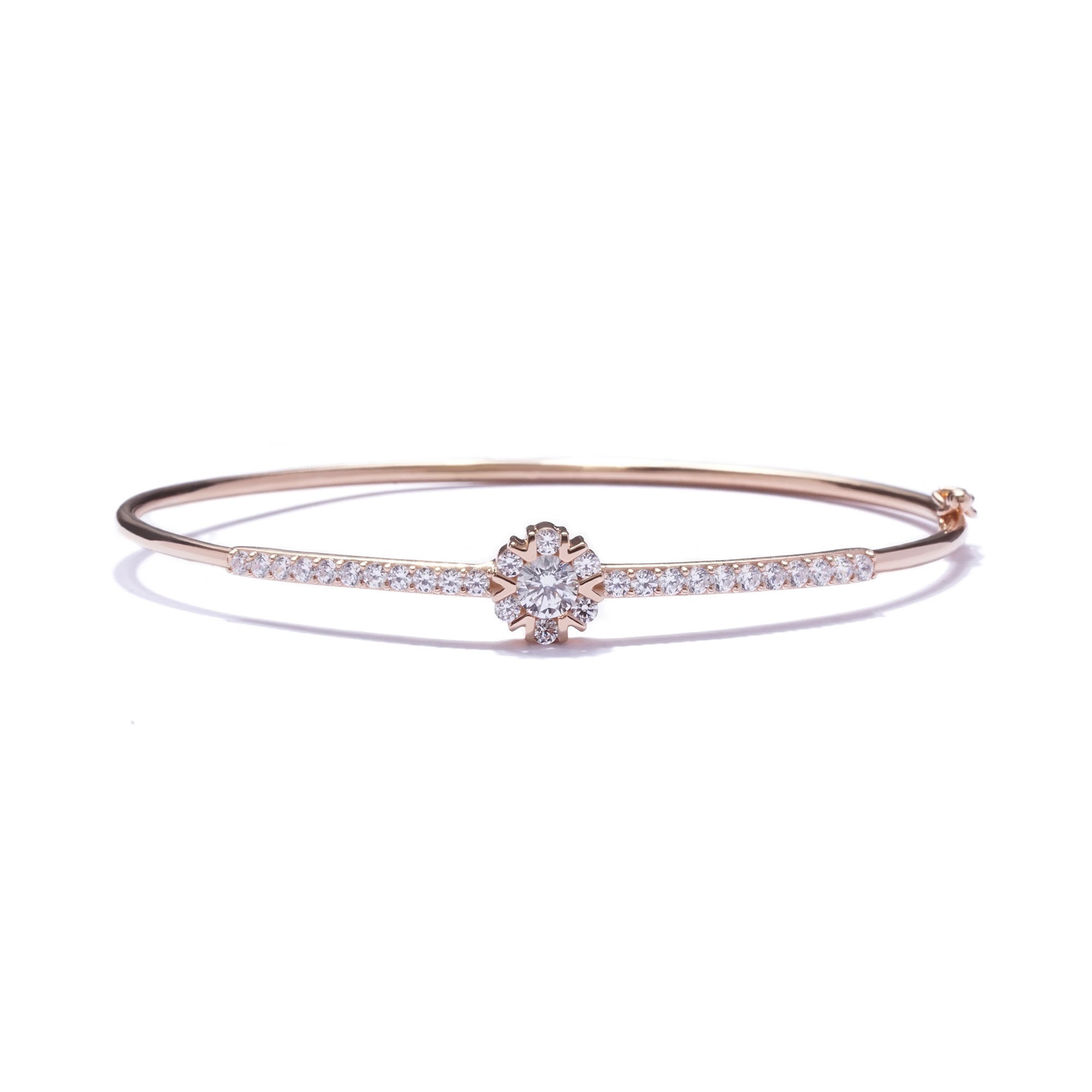 Avery Gold Bangle - Sparkle & Joy - Juene Jewelry