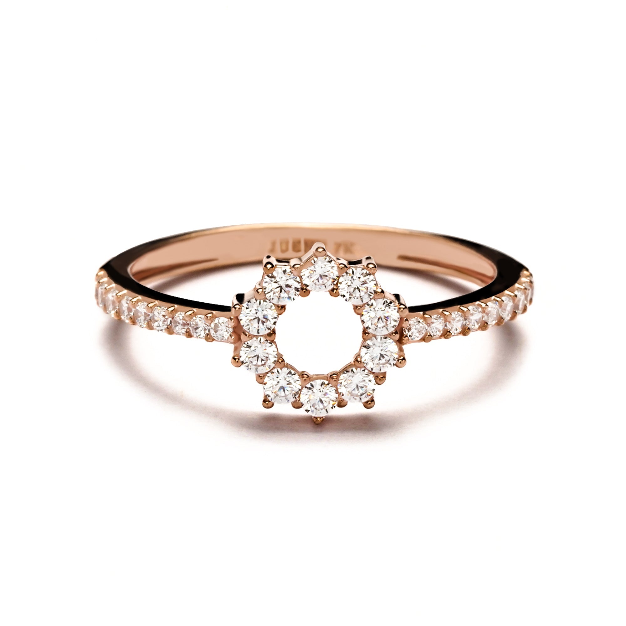 Emilia Gold Ring - Radiance - Juene Jewelry