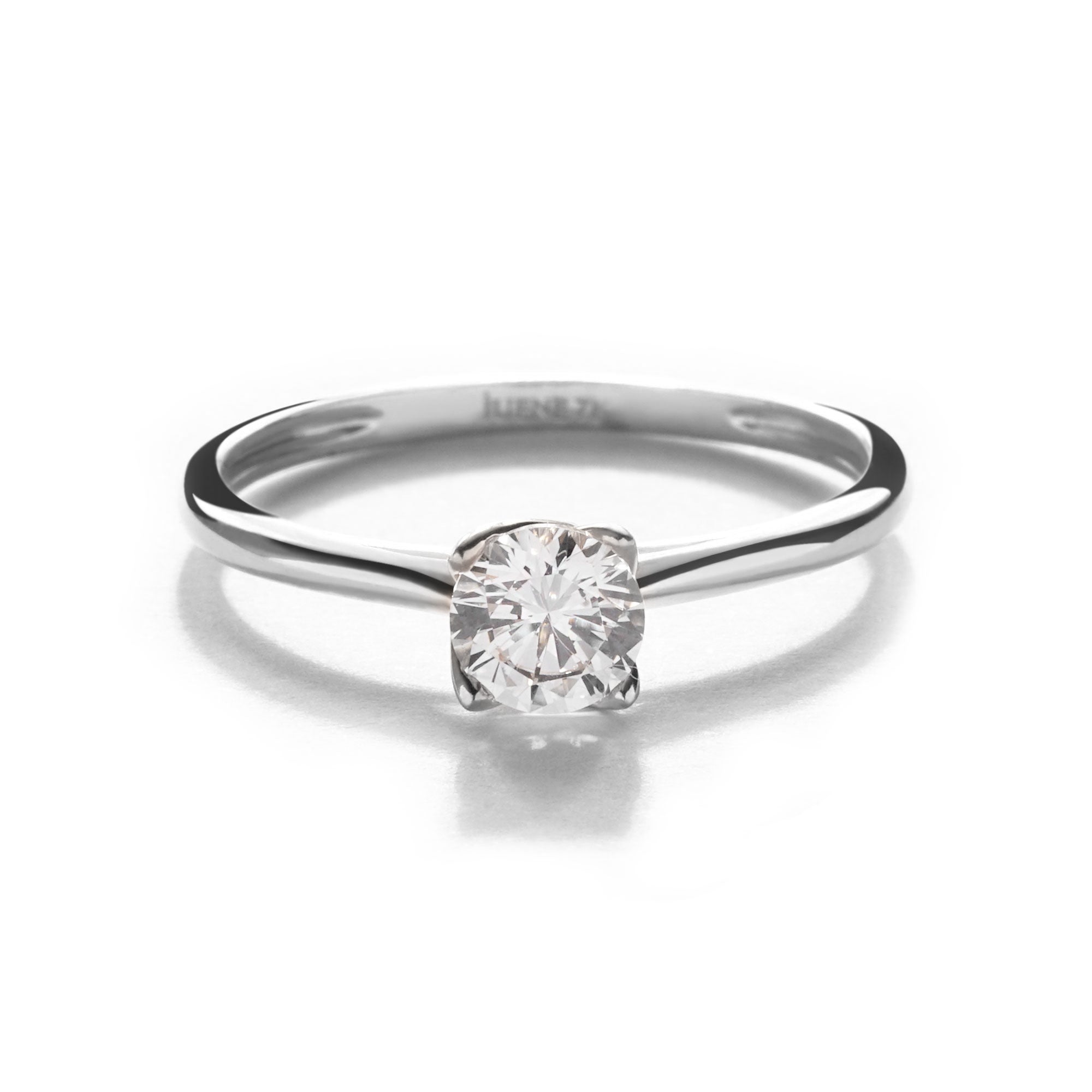 Grace Solitaire Gold Ring - Florence