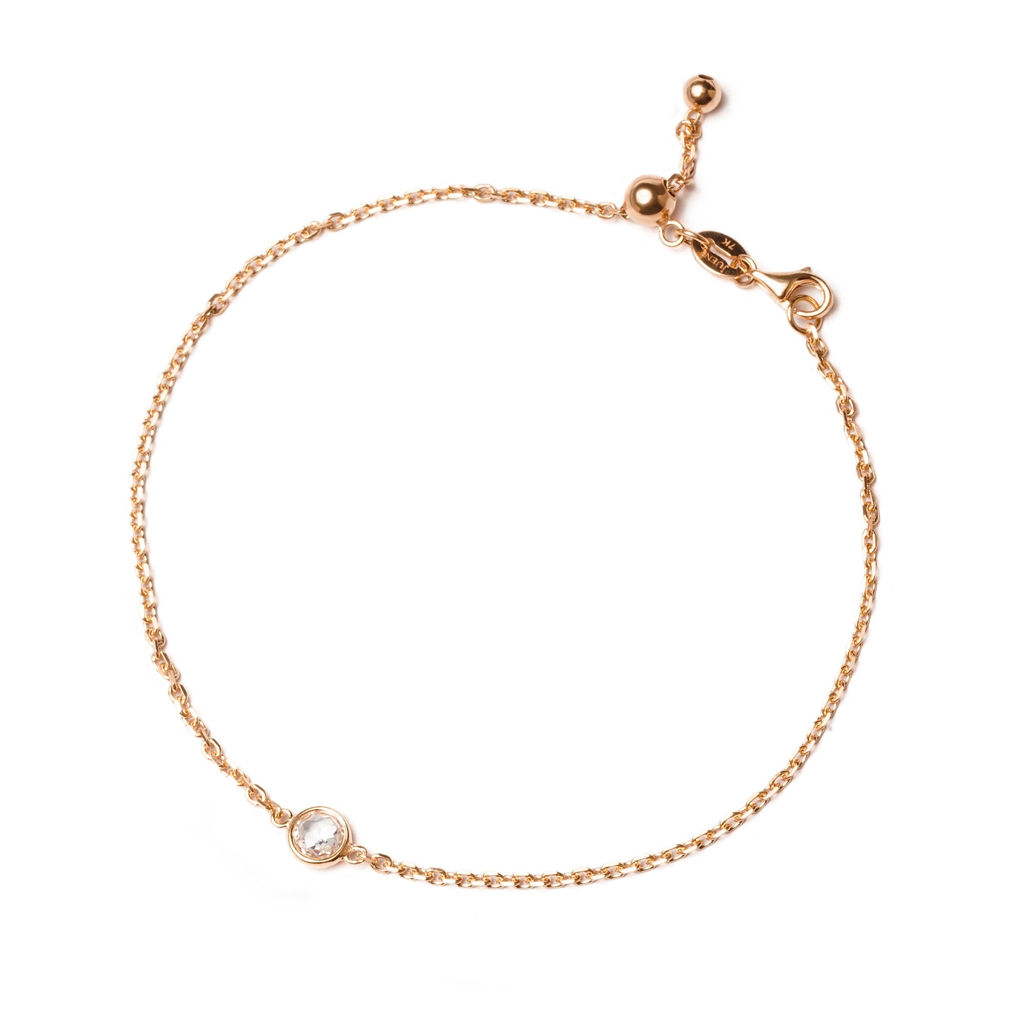 Helice Gold Bracelet - Dazzling Juene Collection - Juene Jewelry