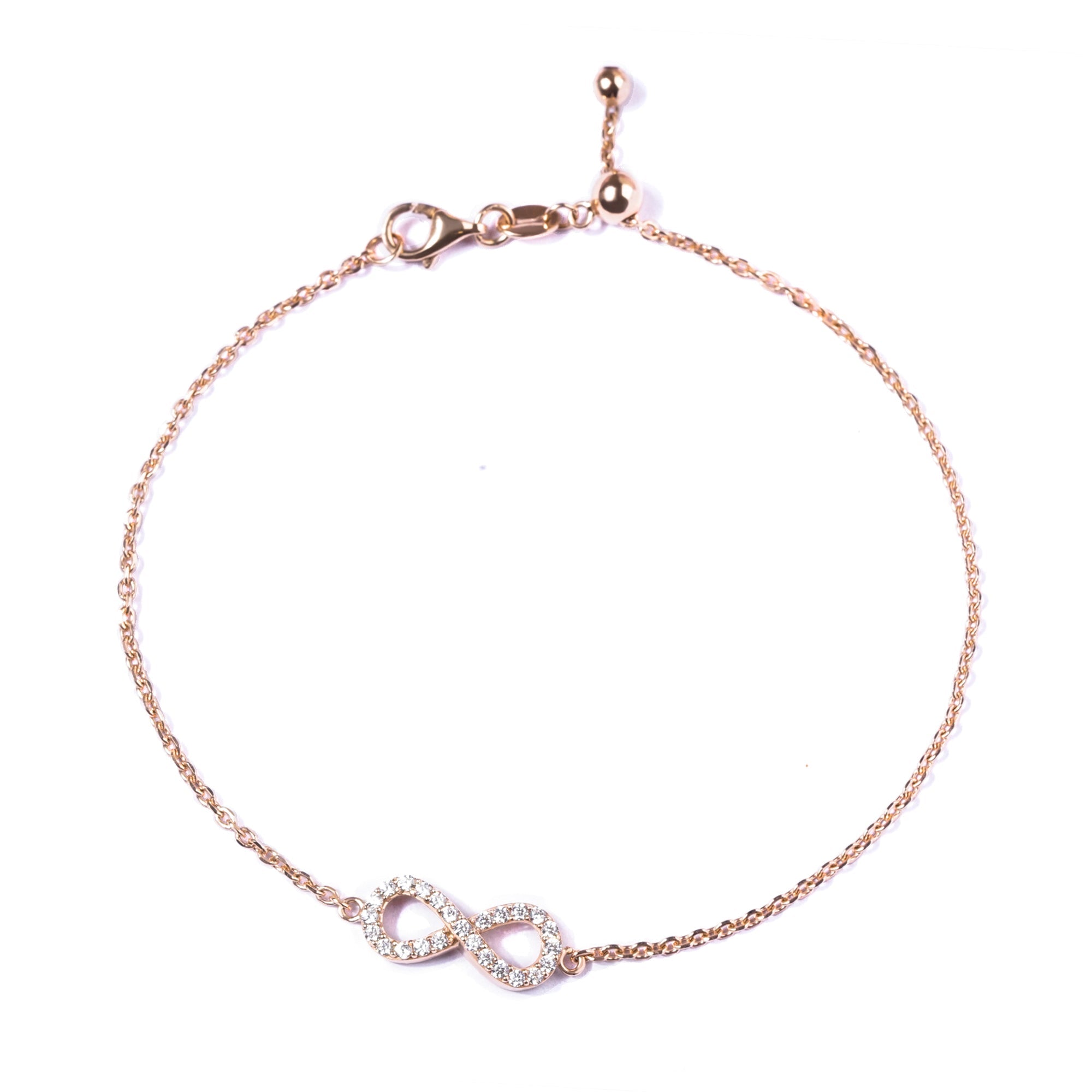 Infinity Gold Bracelet - Infinithree - Juene Jewelry
