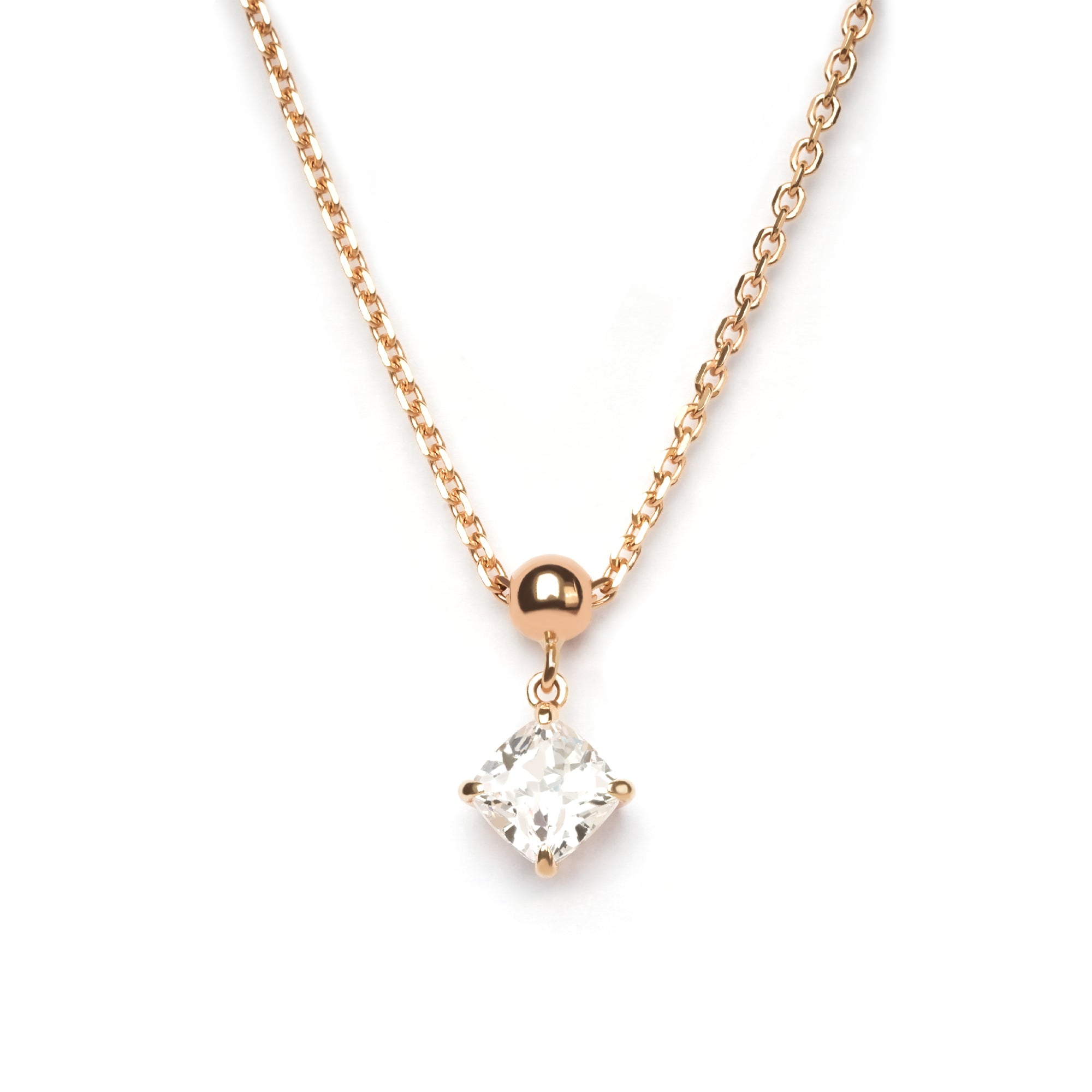 Juene Jewelry (7K) - Alyssia Gold Necklace 02 - Juene Jewelry