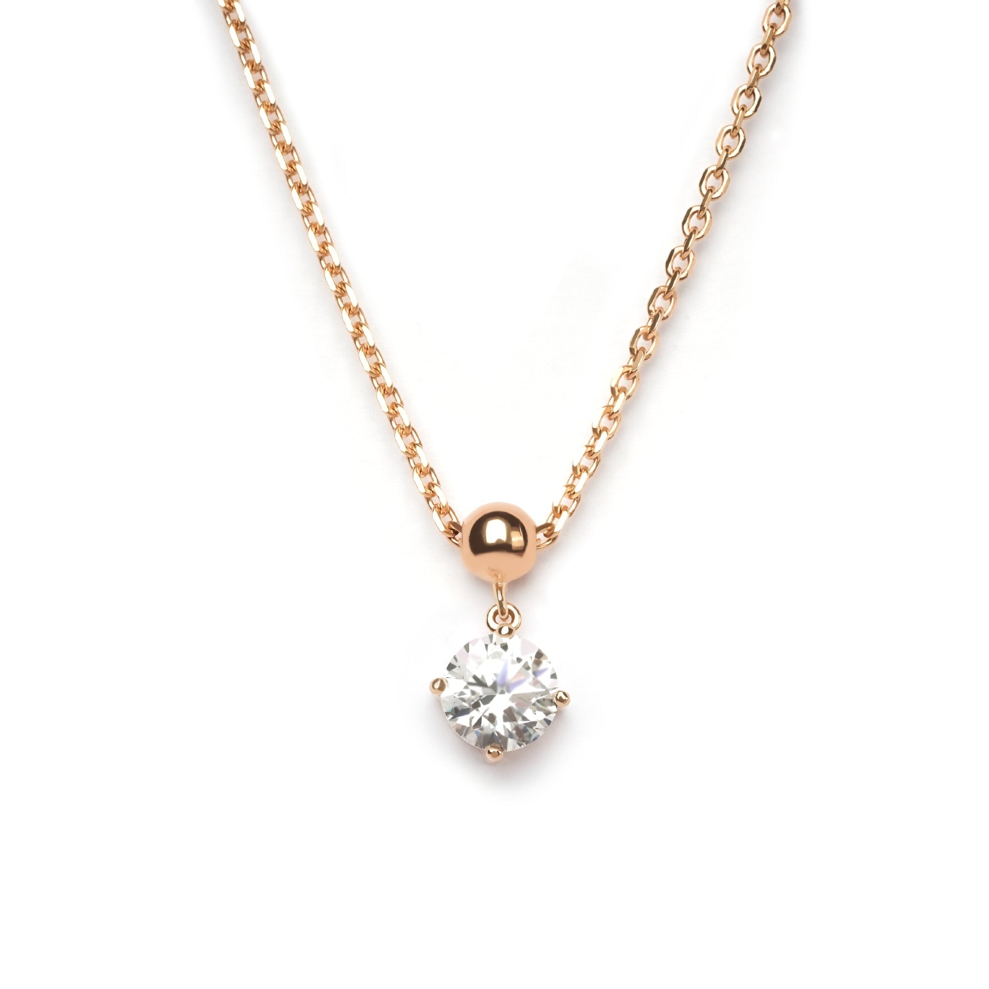 Juene Jewelry (7K) - Patricia Gold Necklace 04 - Juene Jewelry