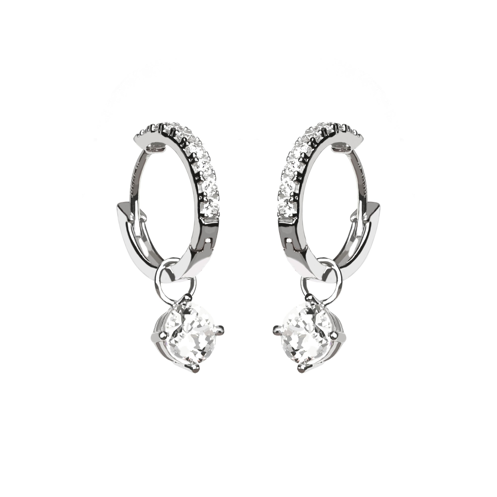 Anting Emas 7k - Round Hoops Earring - The Shades Collection - Juene Jewelry