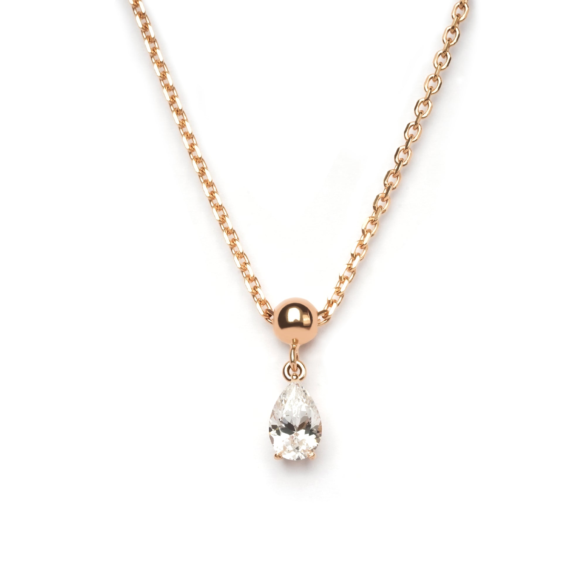 Juene Jewelry (7K) - Verencia Gold Necklace - Juene Jewelry