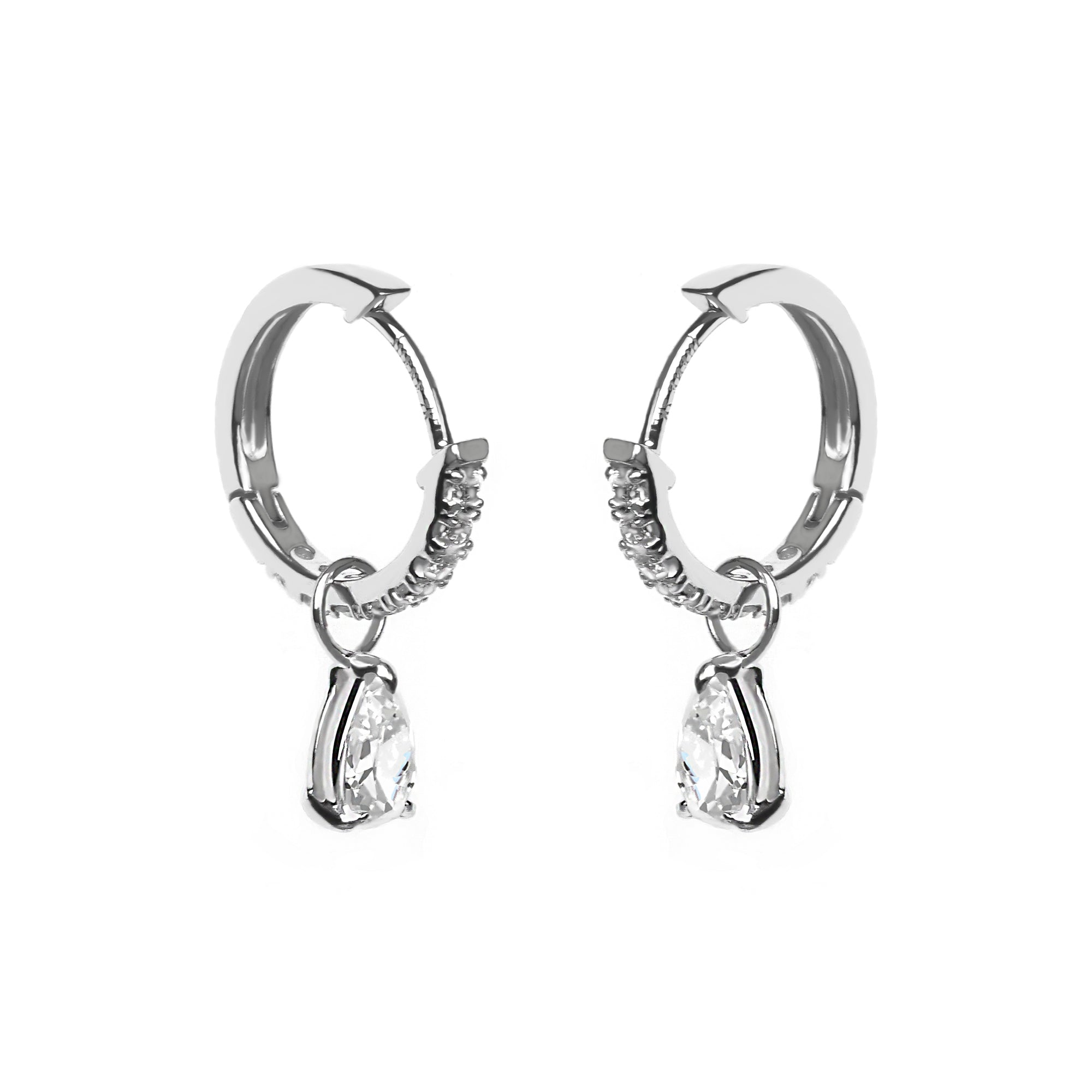 Juene Jewelry (7K) - VERENCIA HOOPS GOLD EARRINGS