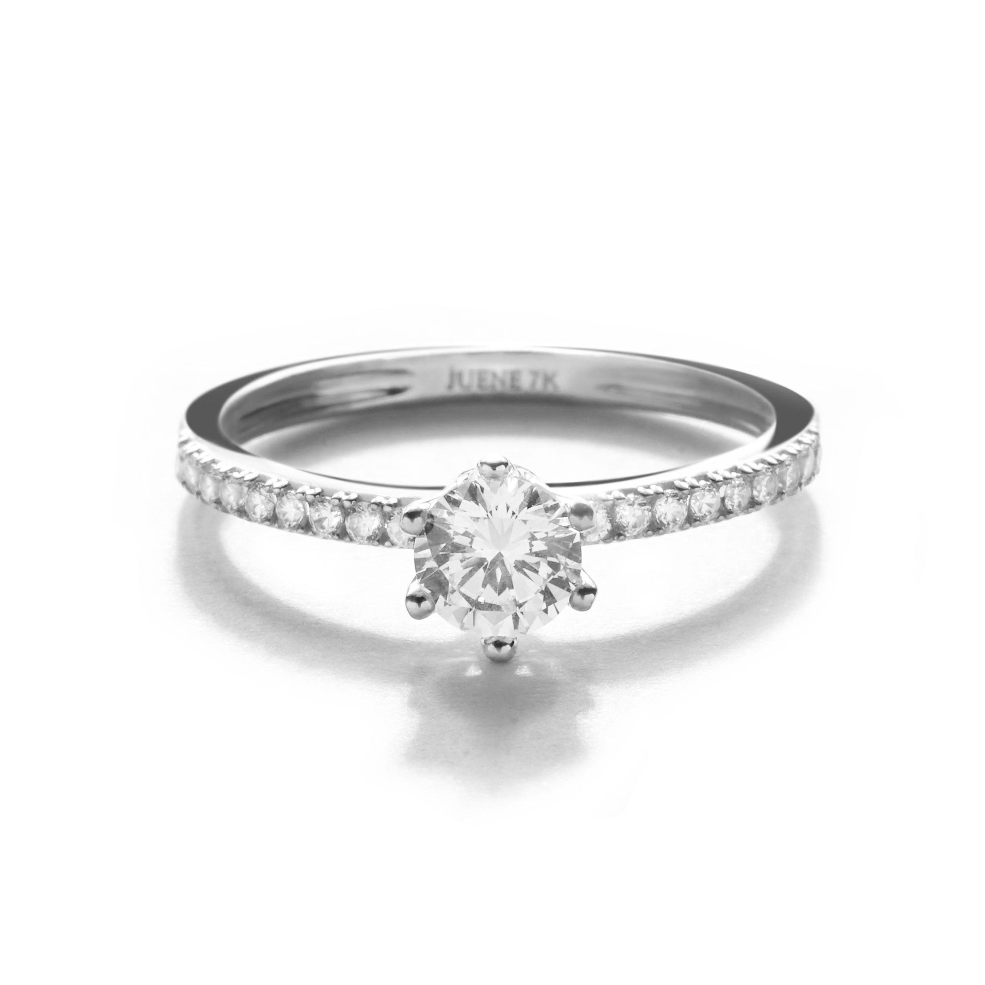 Kaia Solitaire Gold Ring - Florence