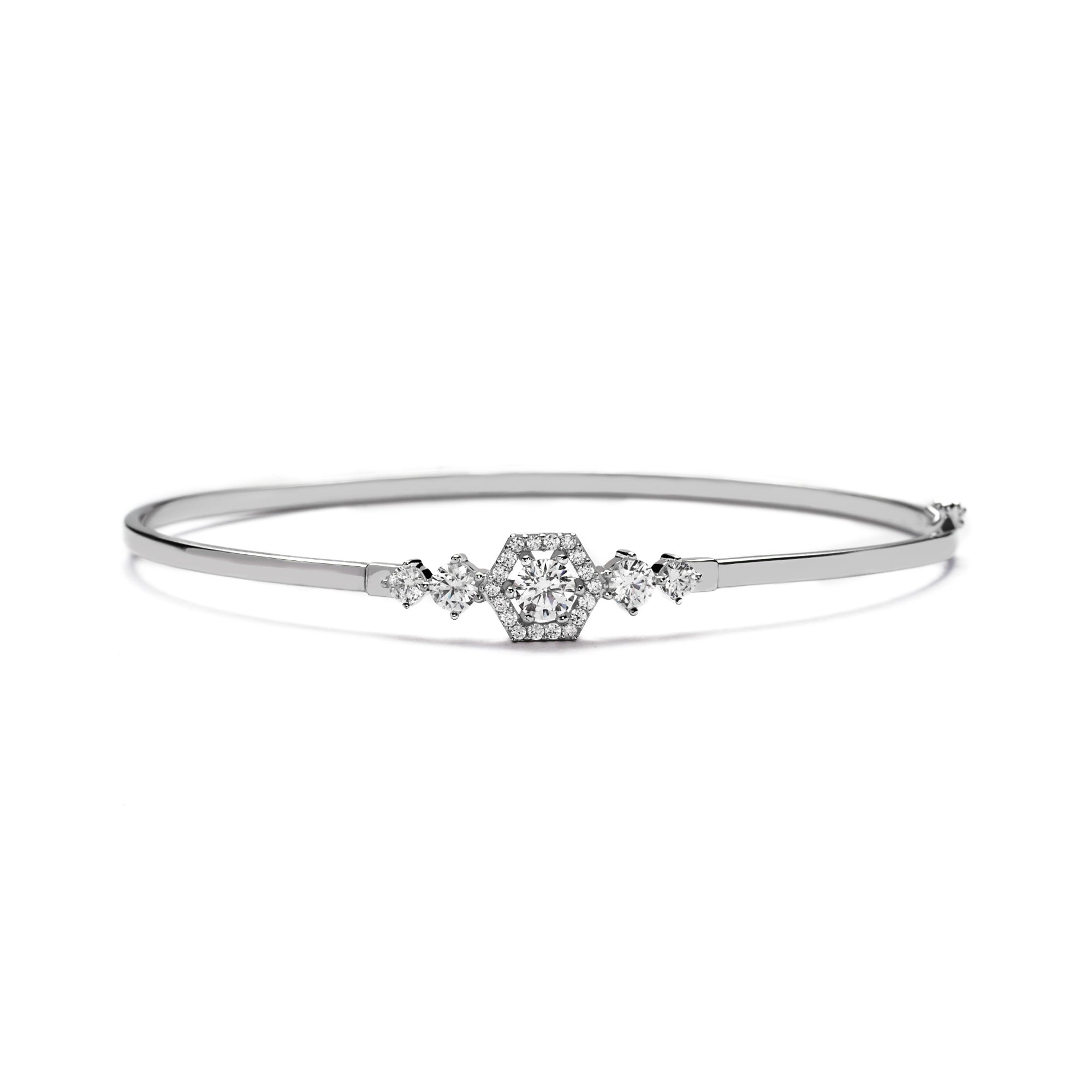 Karina Gold Bangle - Radiance - Juene Jewelry