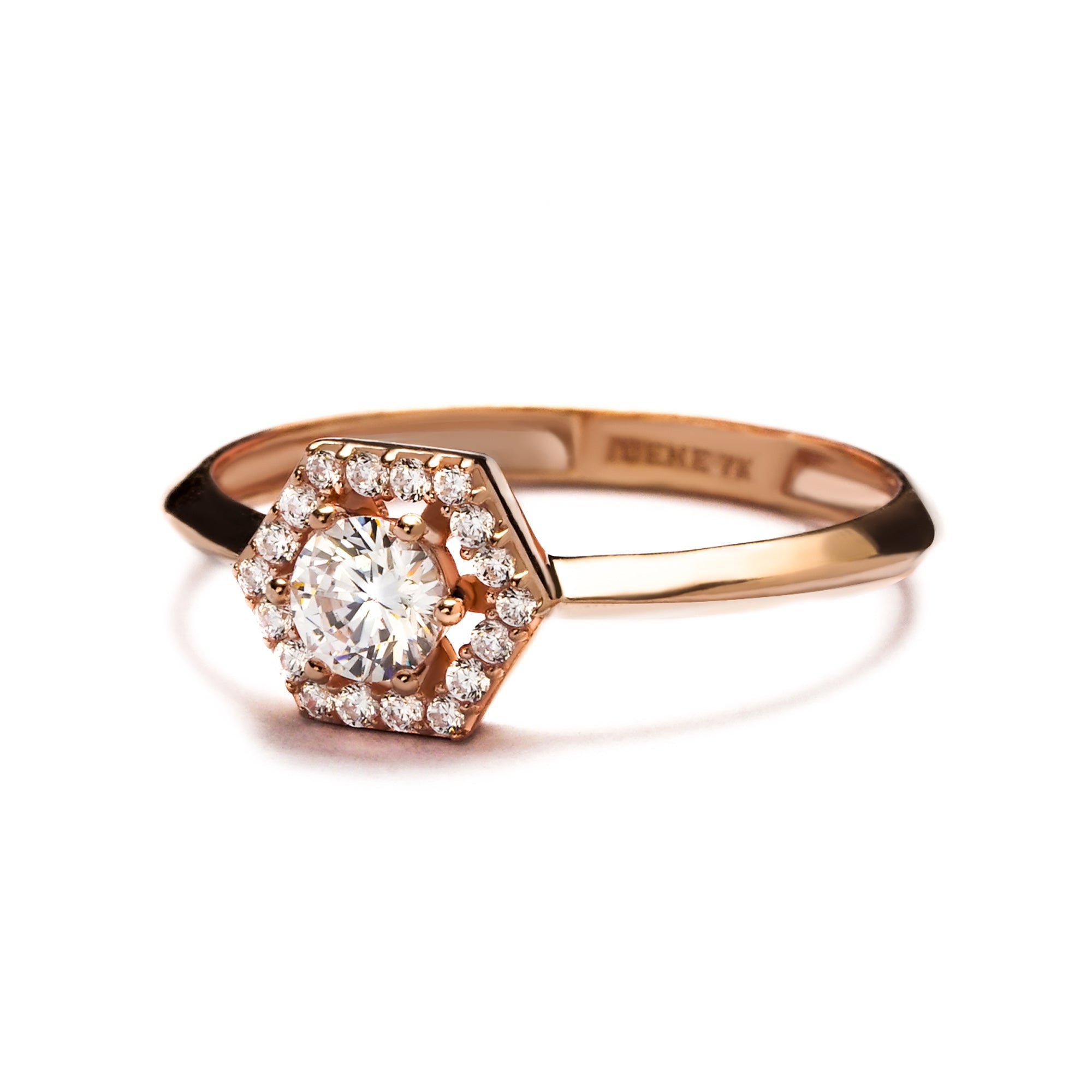 Karina Gold Ring - Radiance - Juene Jewelry