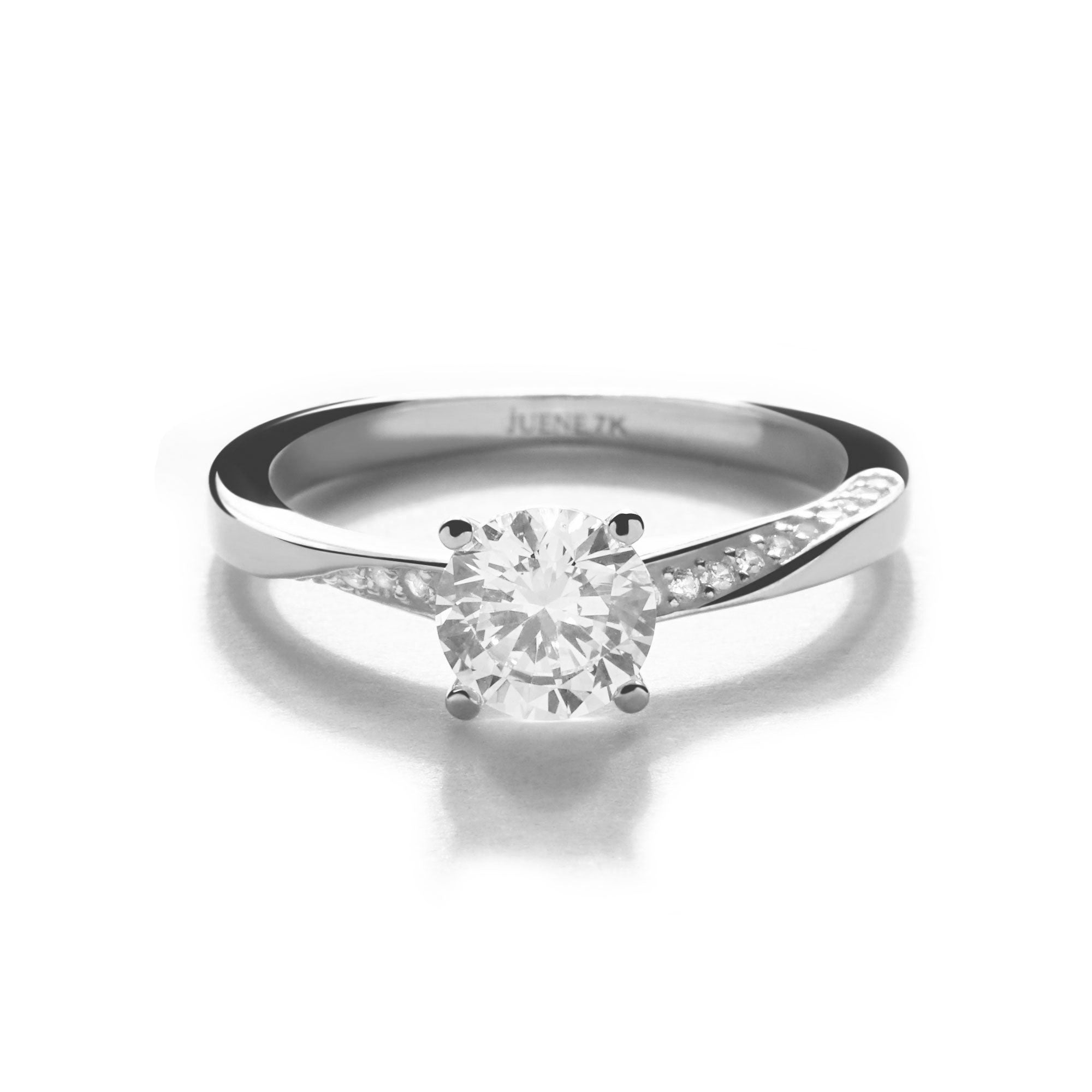 Lily Solitaire Gold Ring - Florence