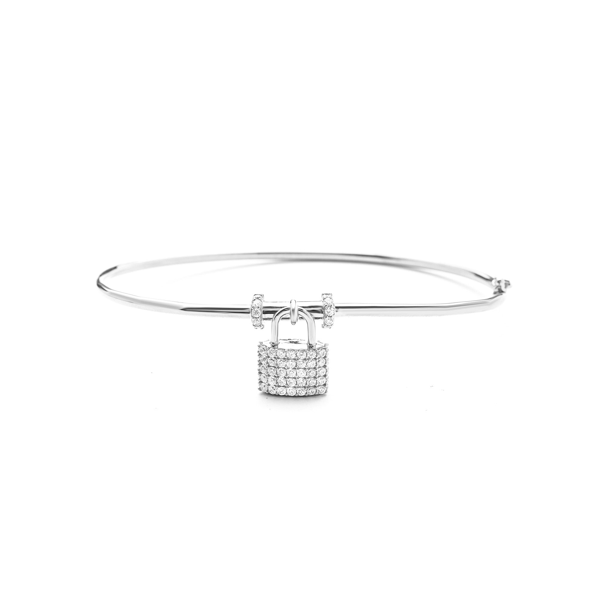 Locky Bangle 01 - Juene Jewelry