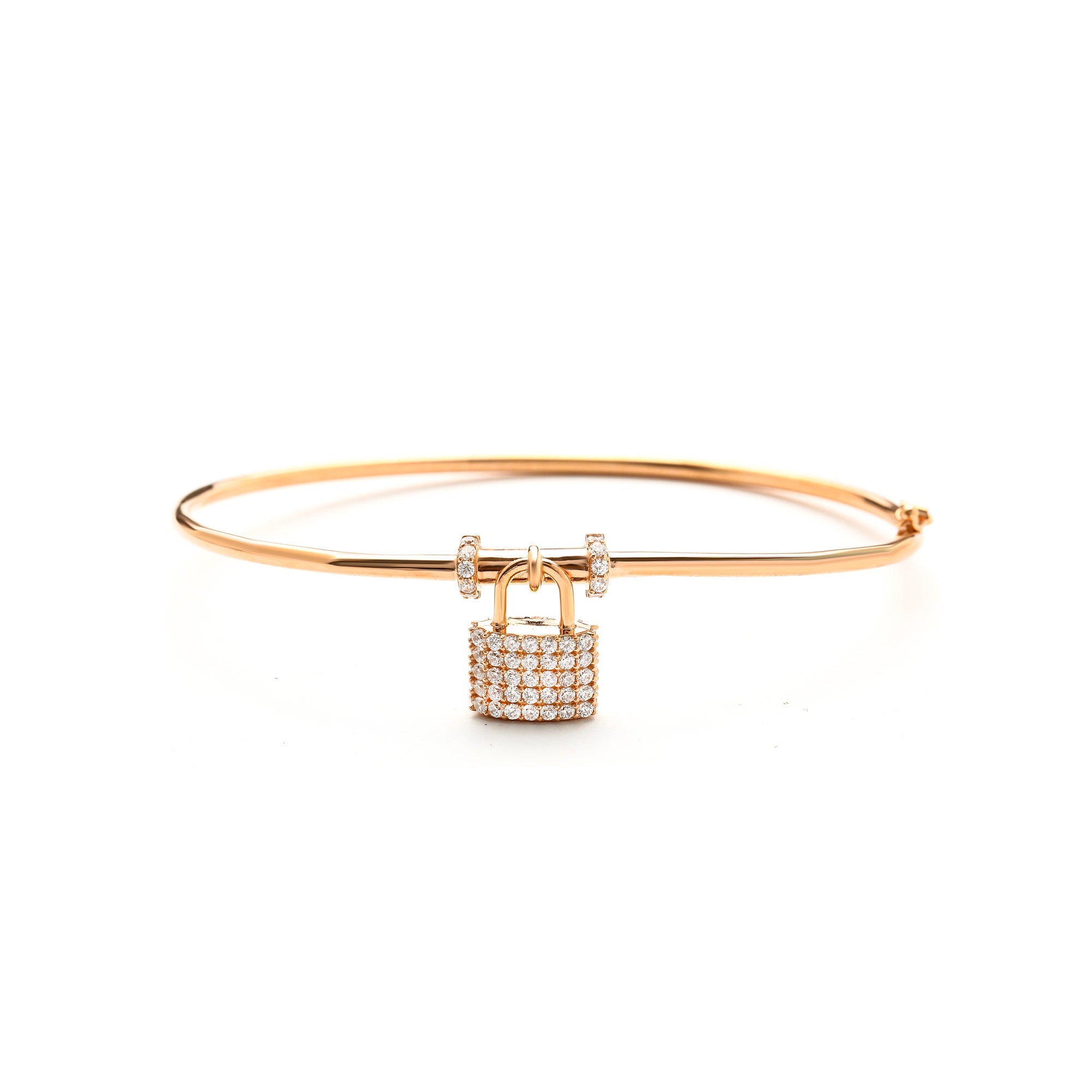 Locky Bangle 01 - Juene Jewelry