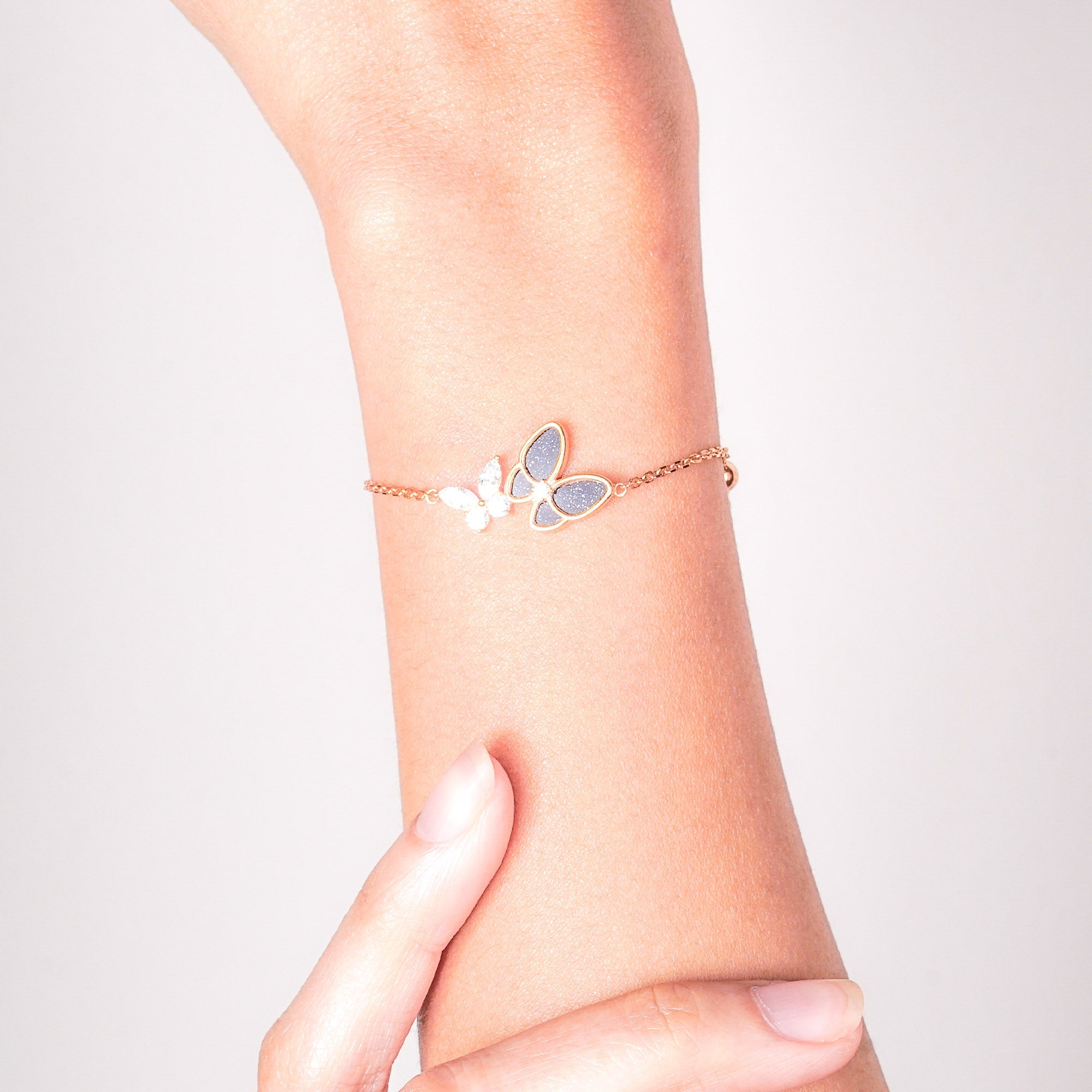 Rania Gold Bracelet - Milky Way - Juene Jewelry
