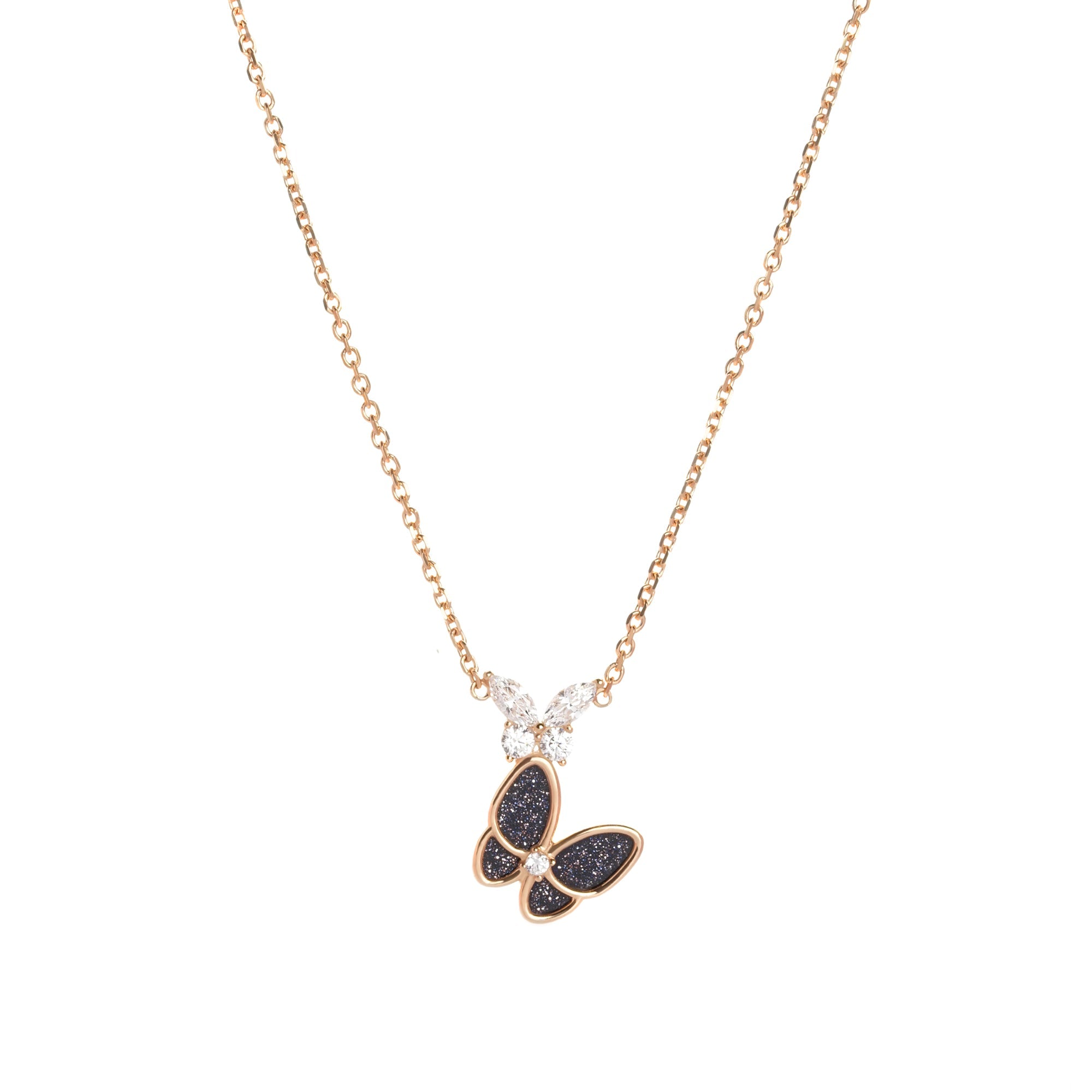 Rania Gold Necklace - Milky Way - Juene Jewelry