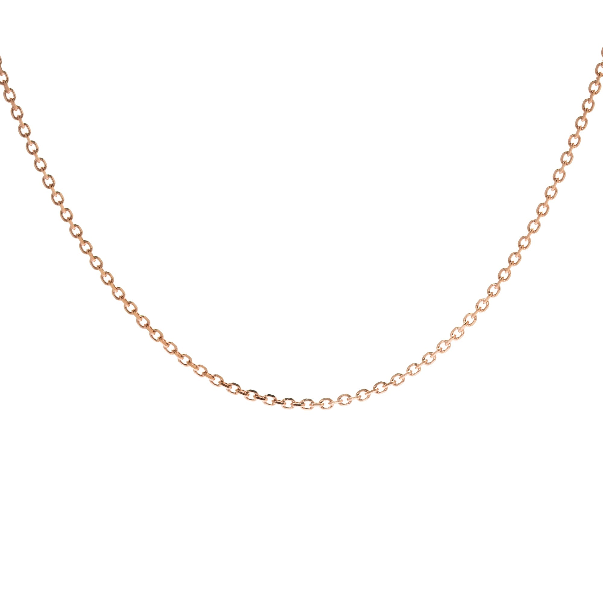 S Cable DC Ice 0.4 Gold Necklace - Juene Jewelry