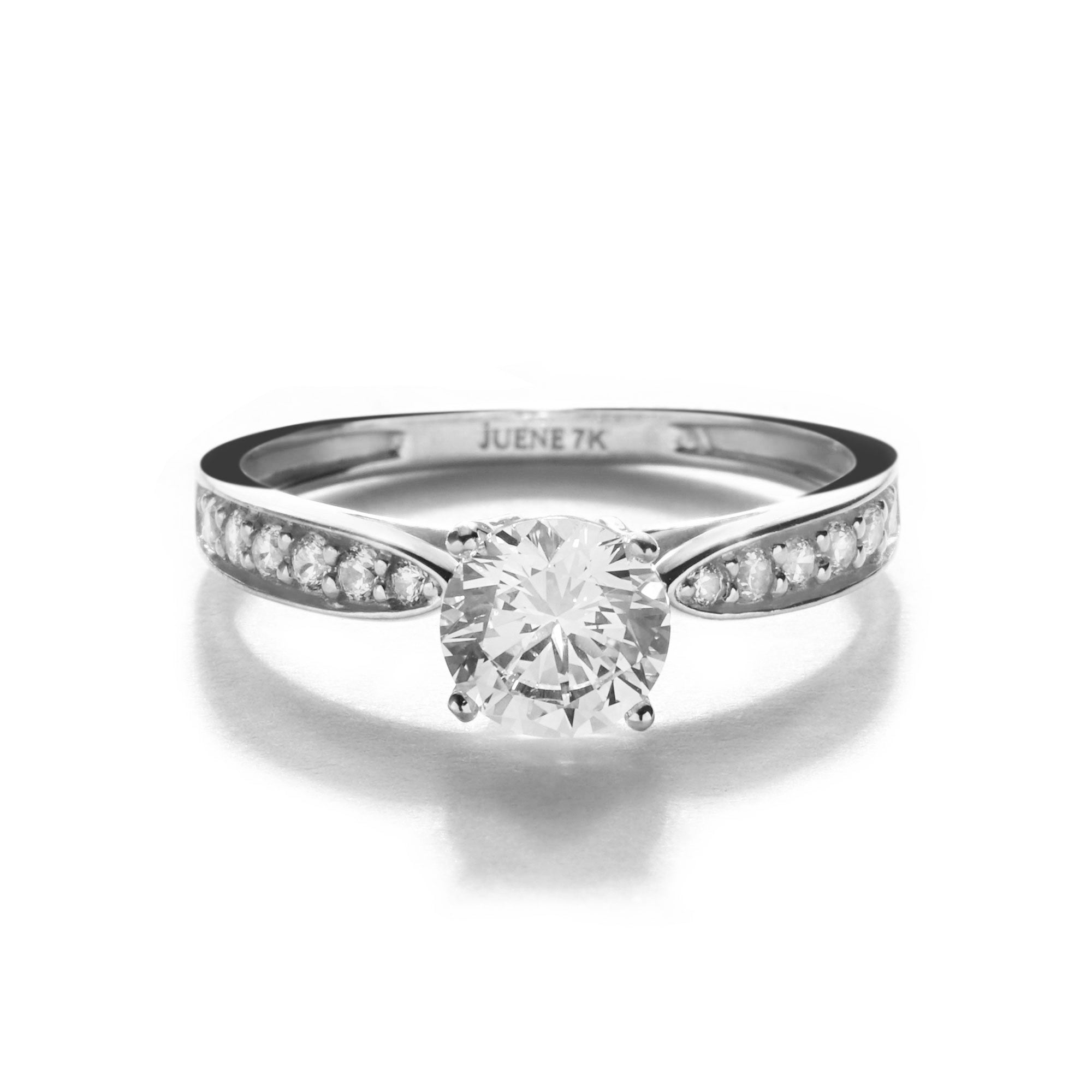 Serena Solitaire Gold Ring - Florence