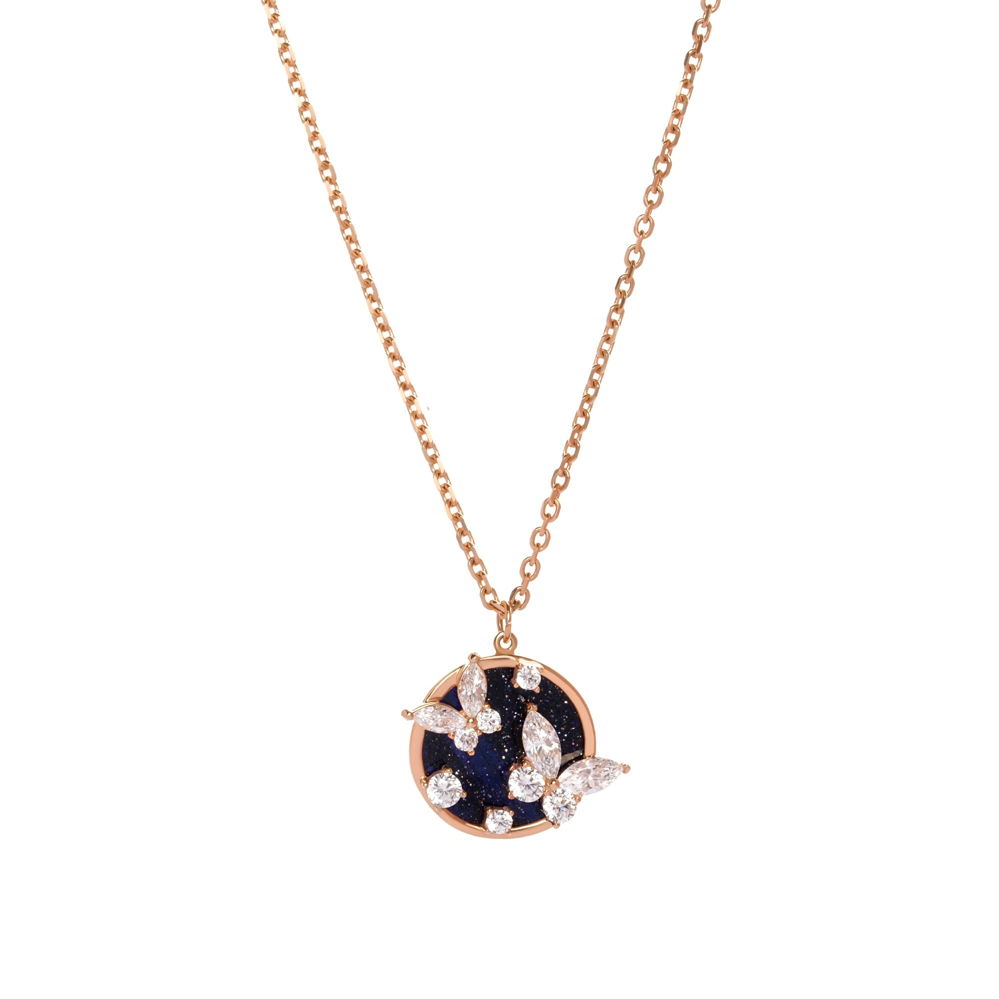 Skyla Gold Necklace - Milky Way - Juene Jewelry