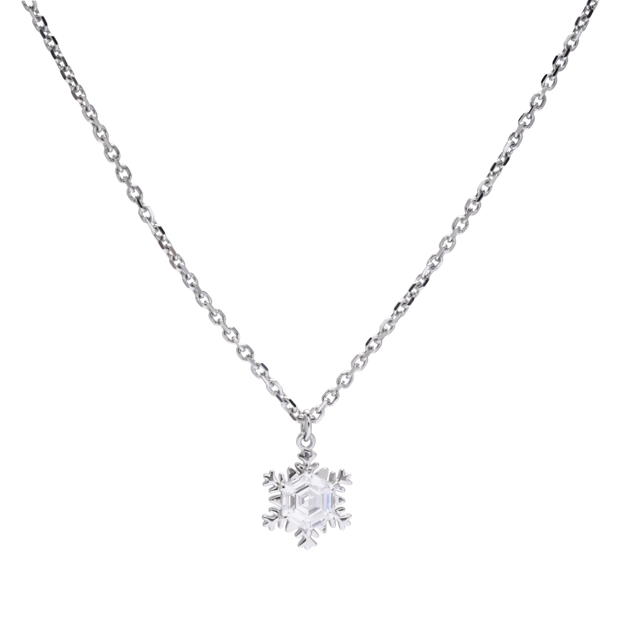 Snow Gold Necklace - Sparkle & Joy - Juene Jewelry