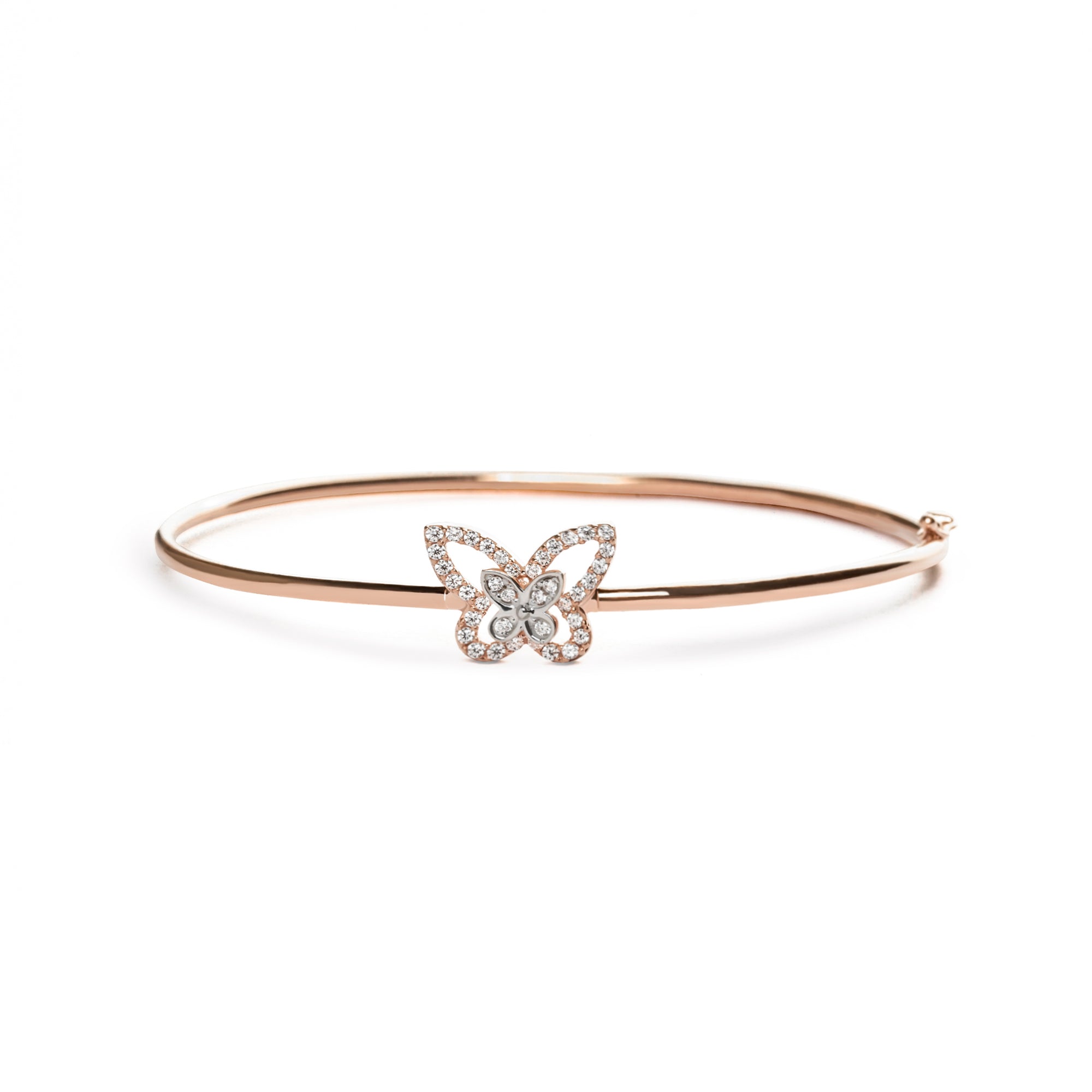 Vanessa Gold Bangle - Mariposa - Juene Jewelry