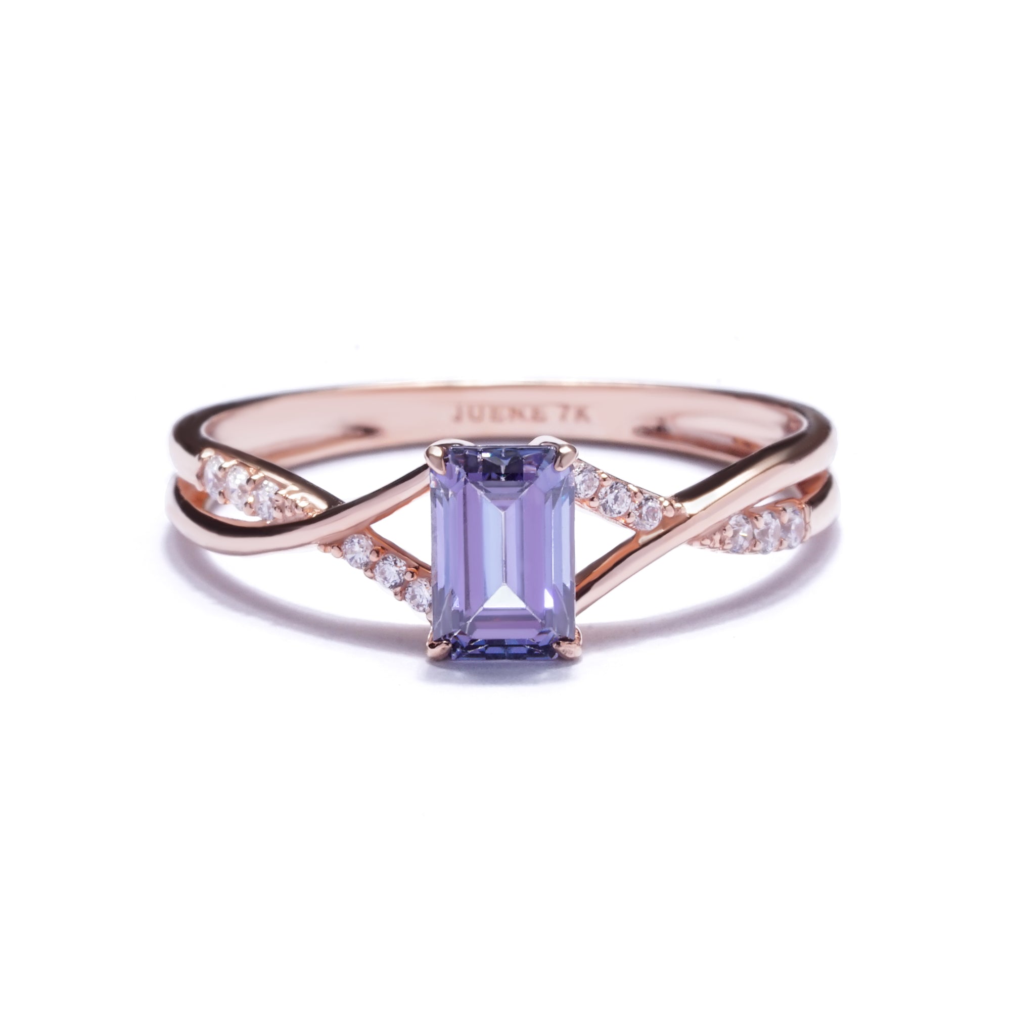 Zela Gold Ring - Twilight Collection - Juene Jewelry